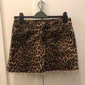 Zara animal patterns skirt